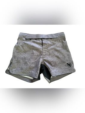 Hayabusa Hexagon MMA Fight Shorts Men’s Large Gray Grappling Training